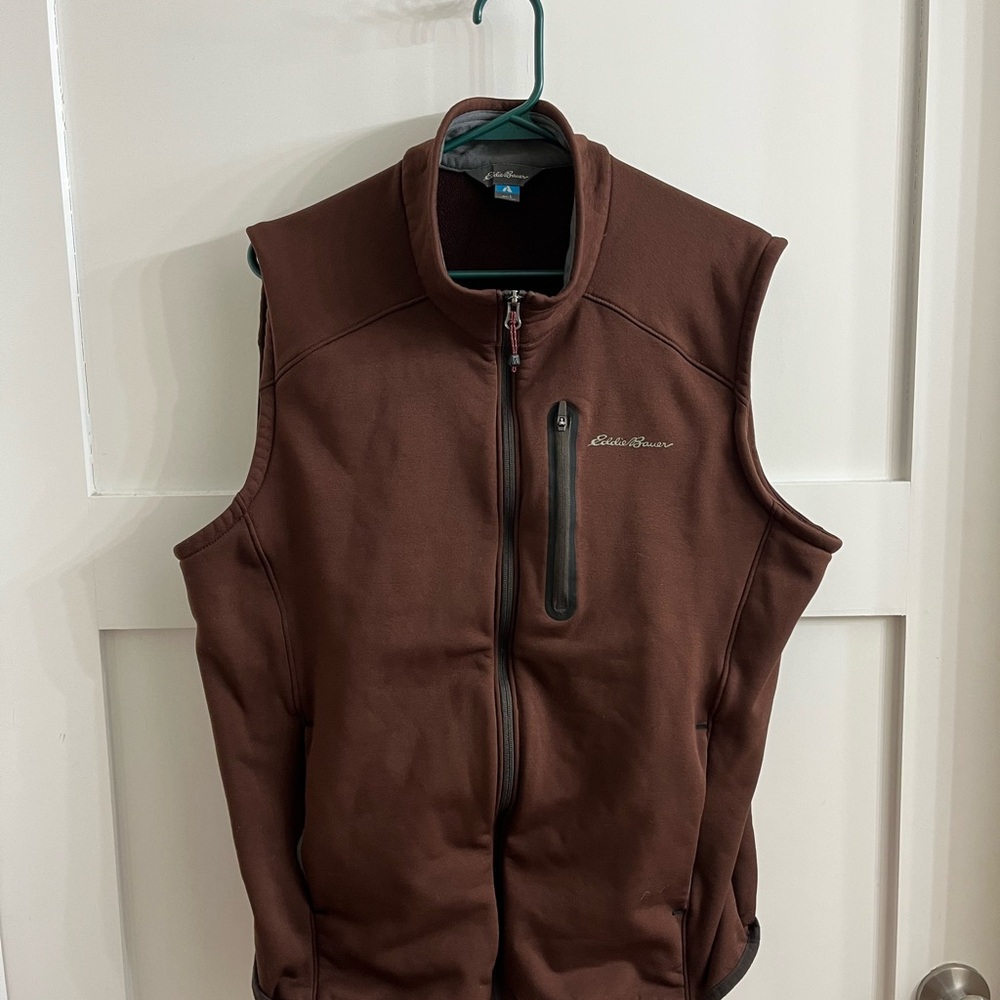Eddie Bauer Men's Chocolate Brown Vest